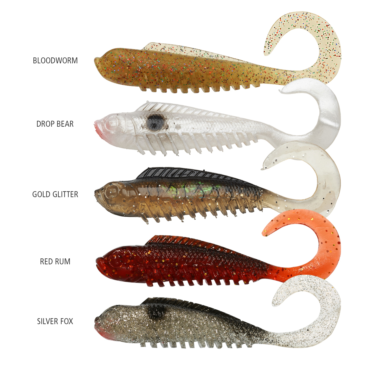 Shimano Squidgy Wriggler 65mm Soft Plastics Fishing Lure