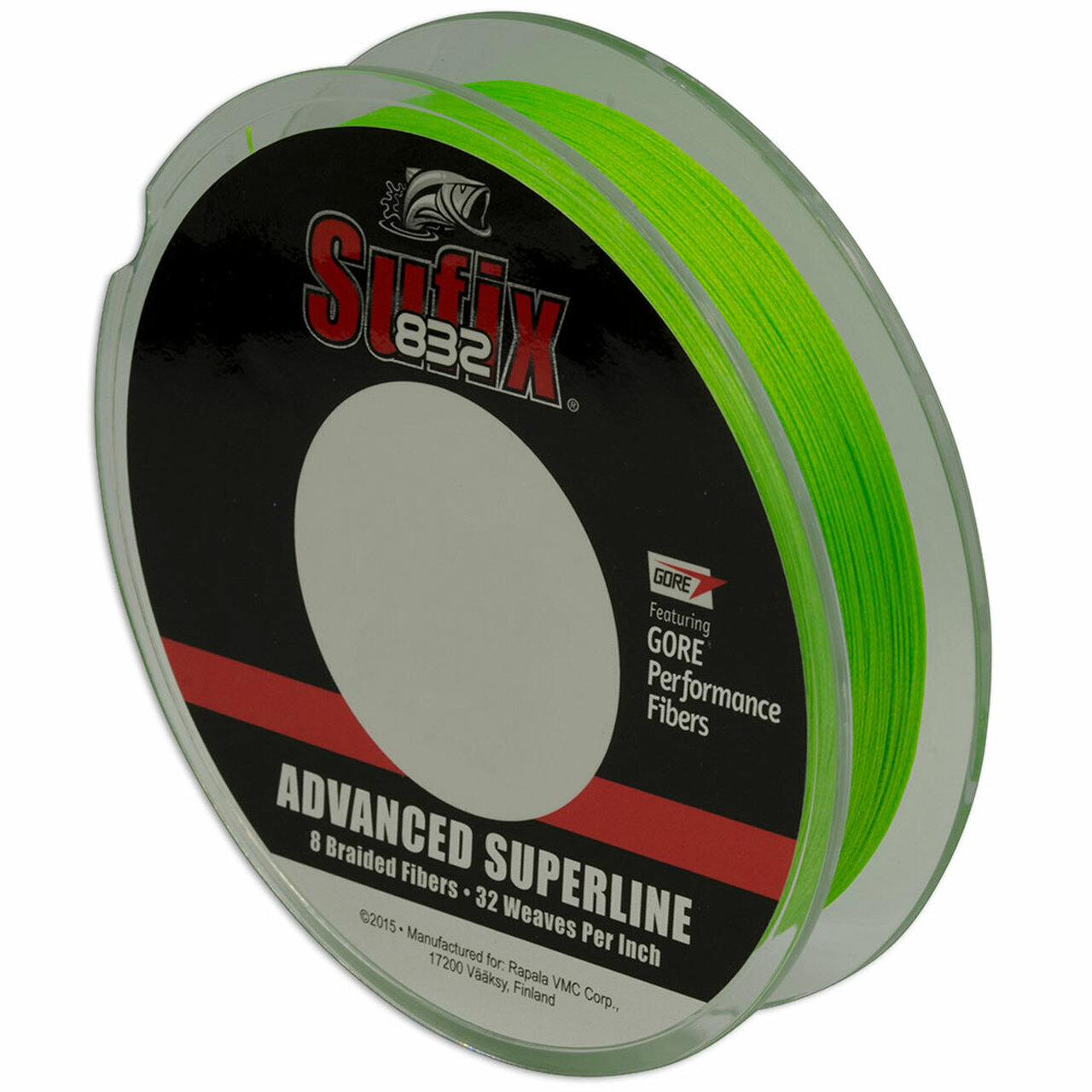 Sufix 832 Advanced Superline x8 Braid 300yd Neon Lime Fishing Line #30lb