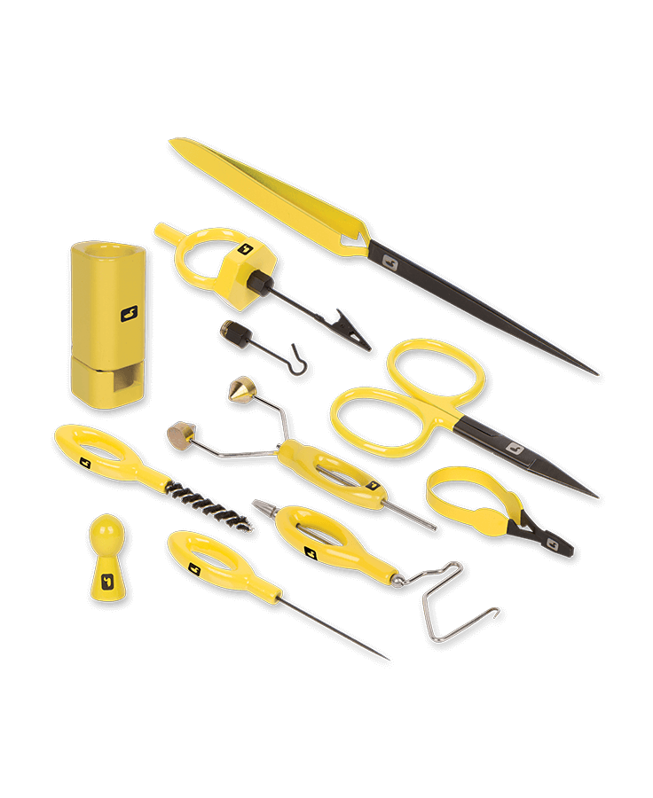 Loon Outdoors Complete Fly Fishing Tying Tool Kit - Yellow