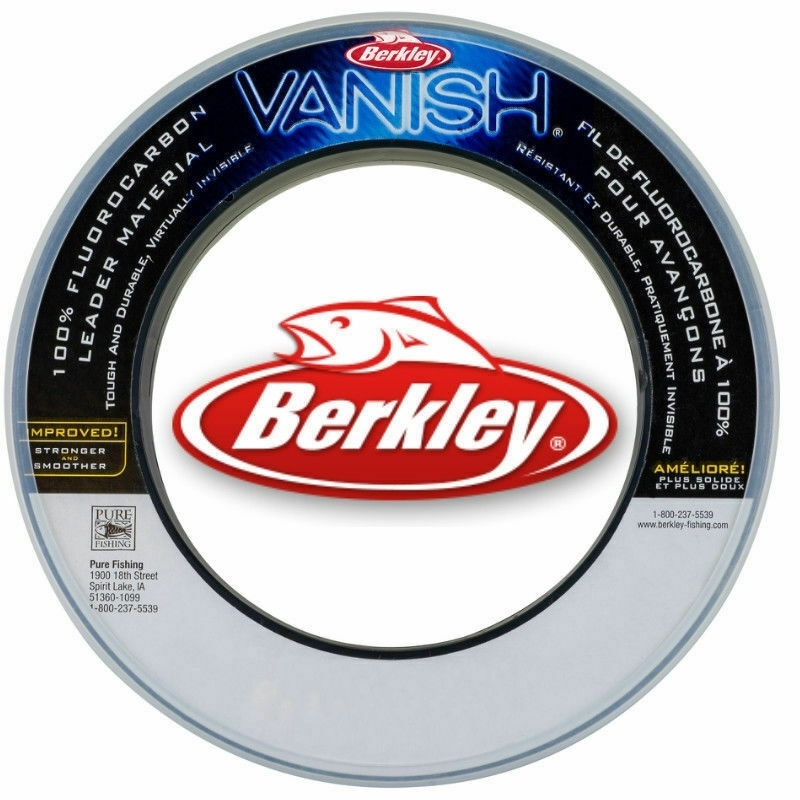 Berkley Vanish Fluorocarbon Leader Line - 30yds 8lb for sale online