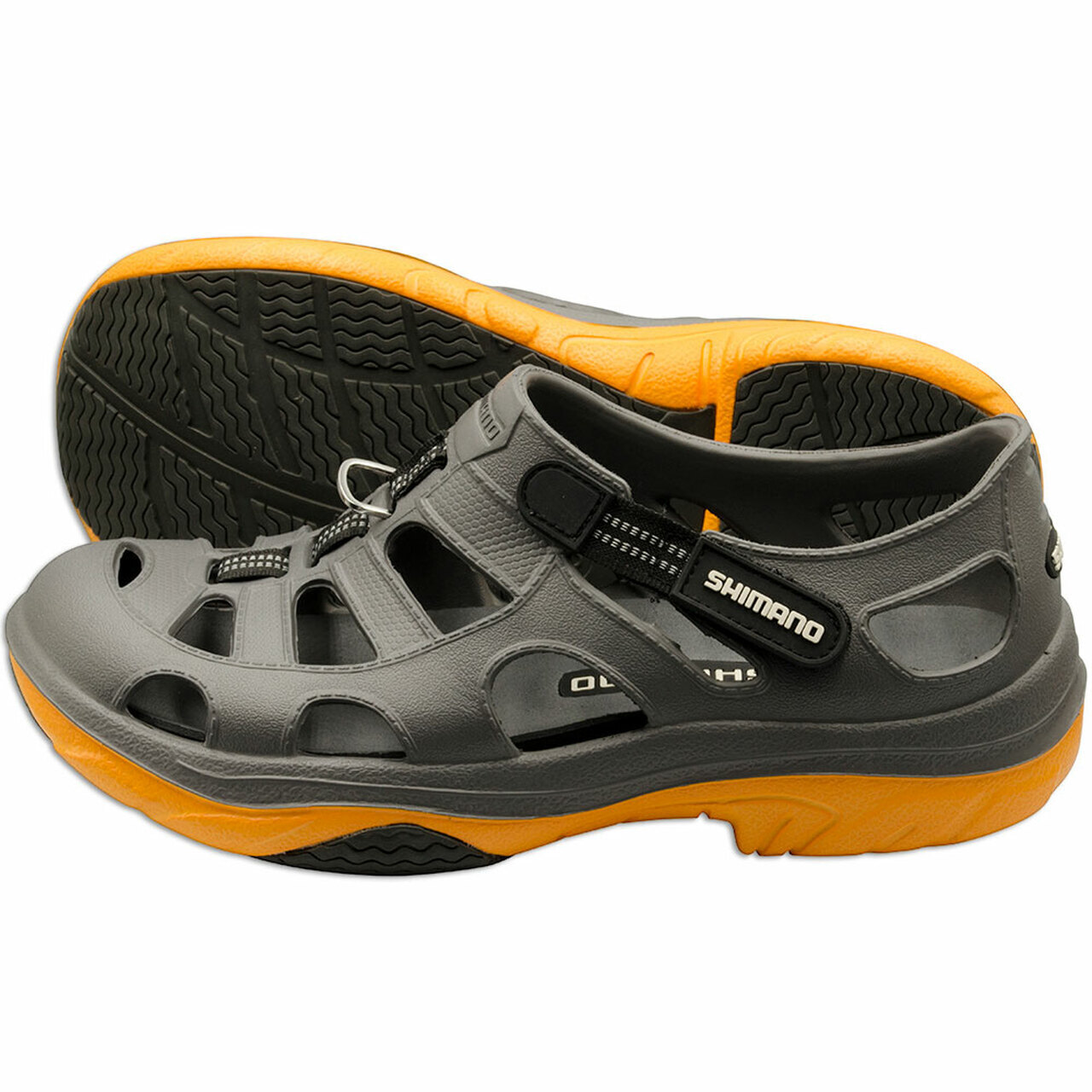  SHIMANO Evair Marine Fishing Shoes; Size 08; Gray