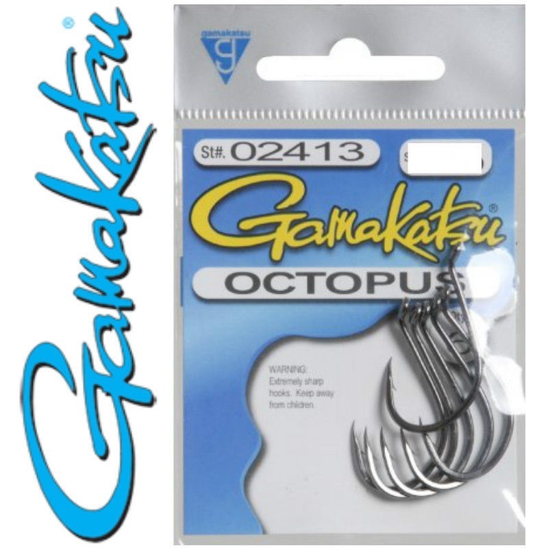 Gamakatsu 02407 Octopus Hook Size 6 Prepack for sale online