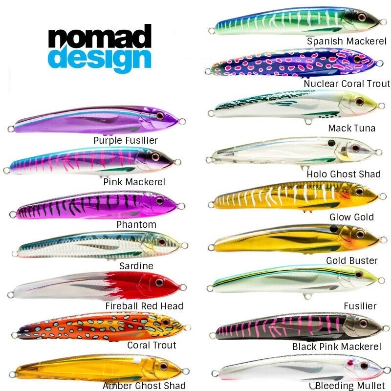 Nomad Riptide 125mm Sinking Hard Body Fishing Lures