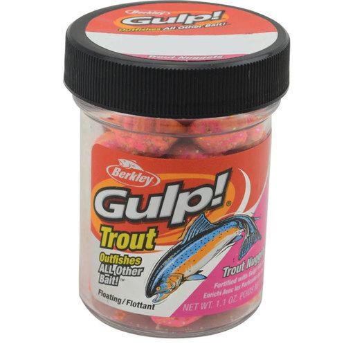 Berkley Gulp Powerbait Nuggets Trout Fishing Bait Jar - Choose Colour ...