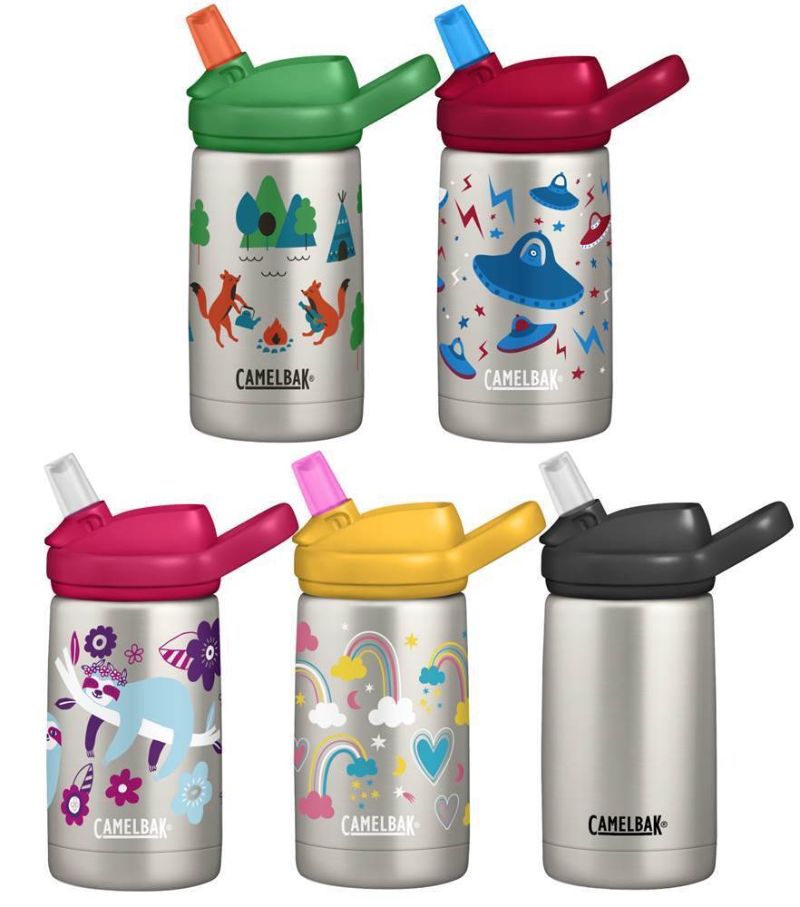 CamelBak Eddy+ Kids Stainless Steel Bottle - 0.4L- Modern Mermaids