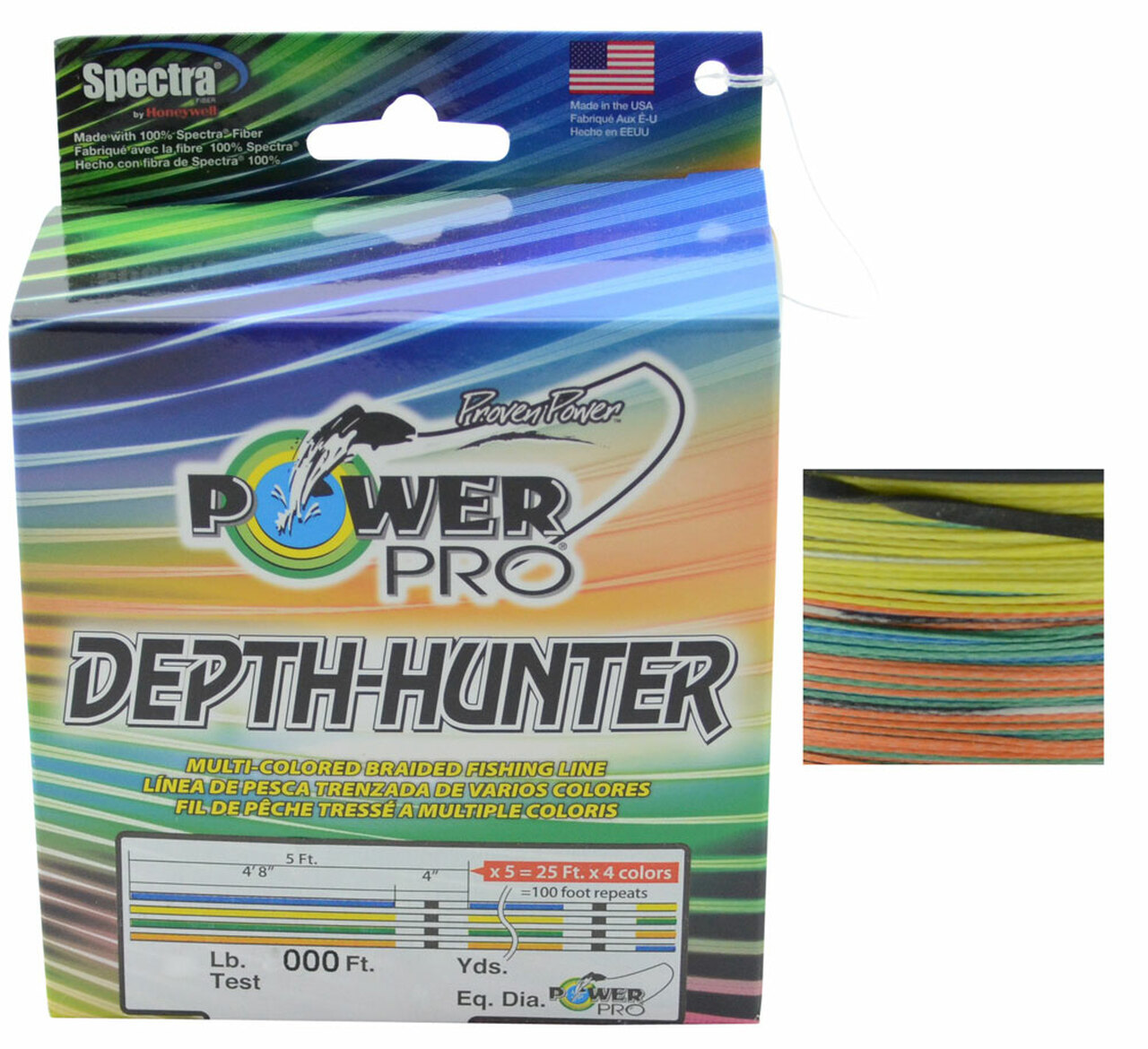 Power Pro 500 Yard Depth-Hunter Metered Line 30-Pound