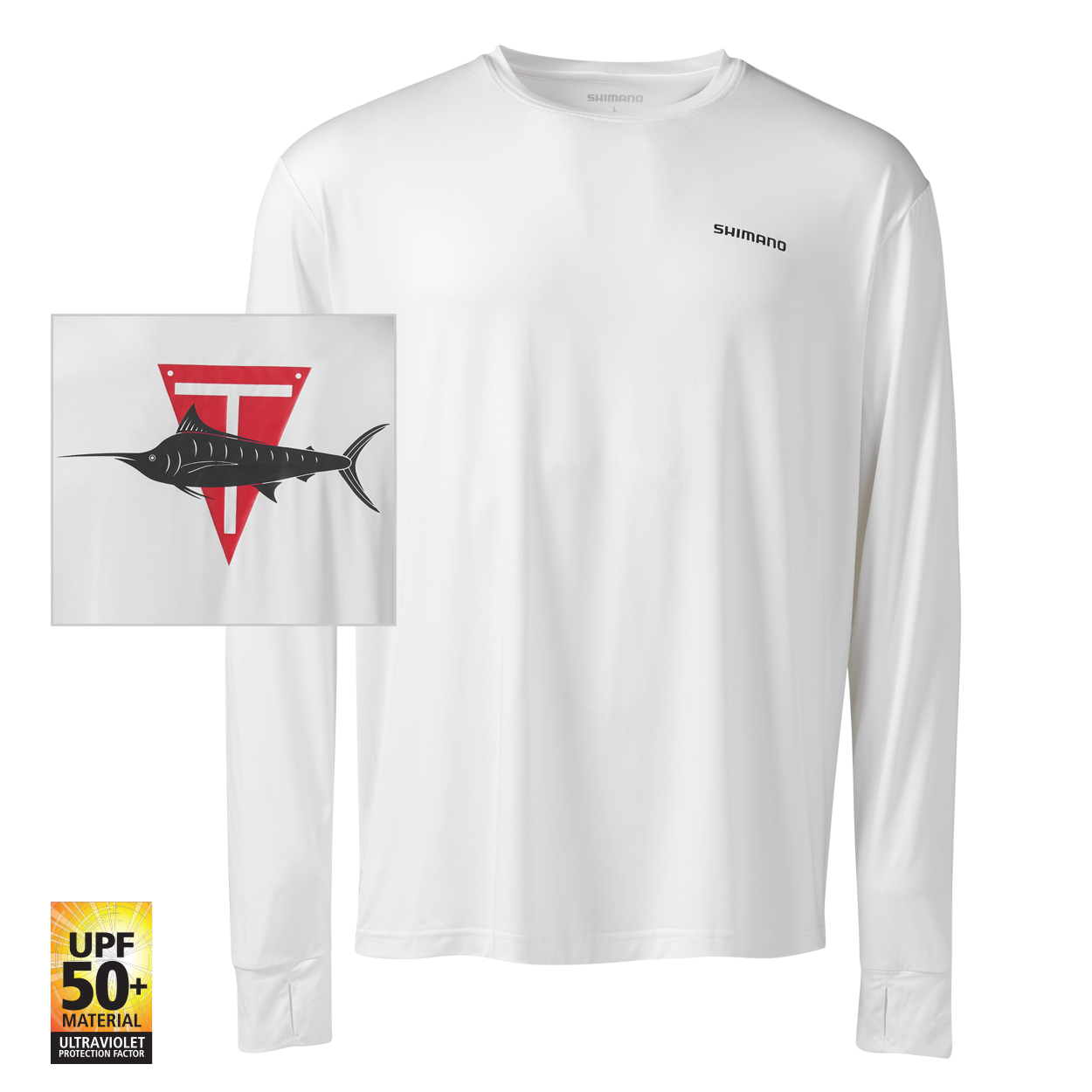 2XL Shimano Technical Corporate Long Sleeve Tournament Fishing Shirt
