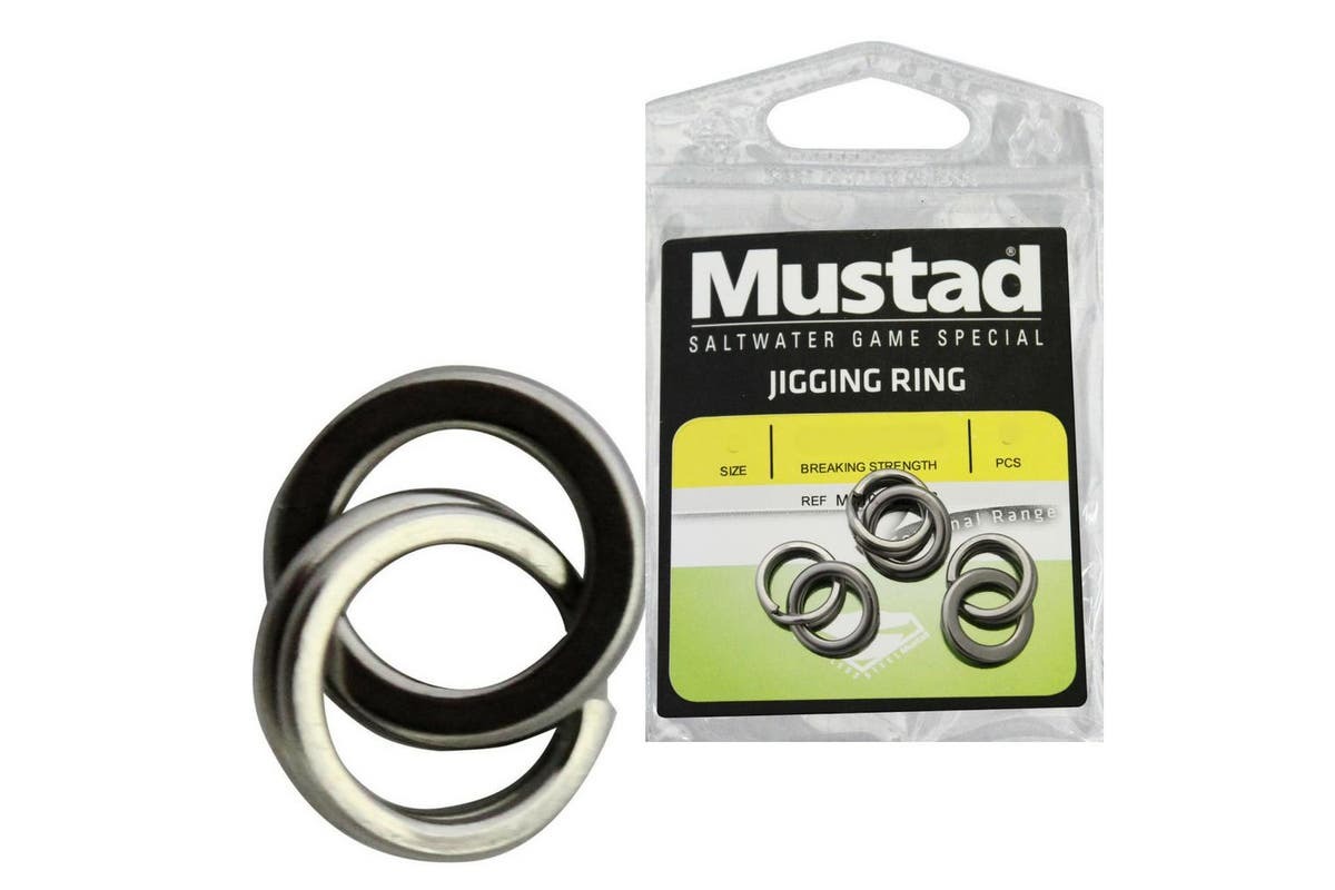 Mustad Stainless Steel Teardrop Rings For Fishing Lures