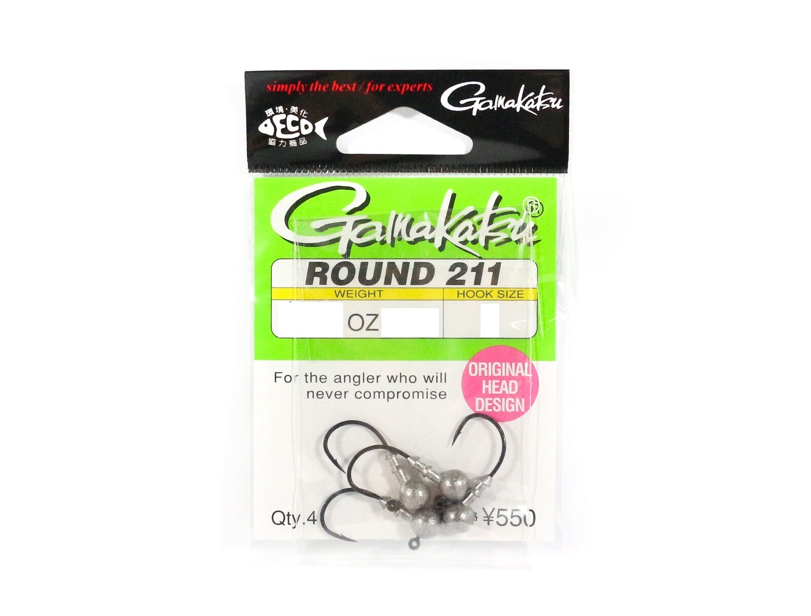 Gamakatsu 500411-1/16 Round 26 Jighead