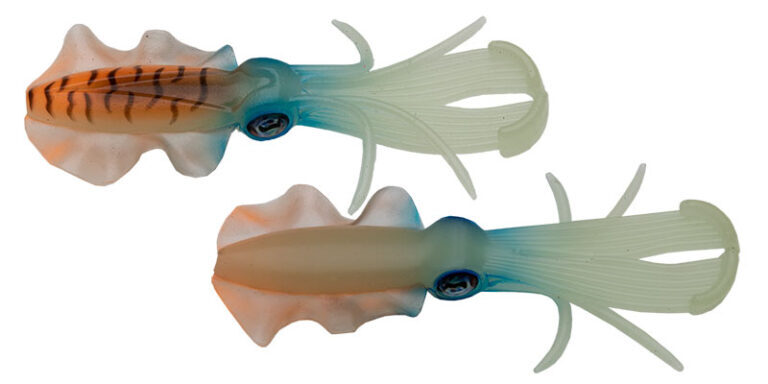 Ecogear Power Squid 3.5 Soft Plastic Fishing Lure - Choose Colour