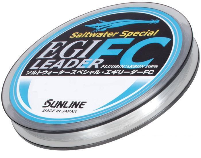 Sunline Egi FC 30m Fluorocarbon Clear Fishing Leader #6lb