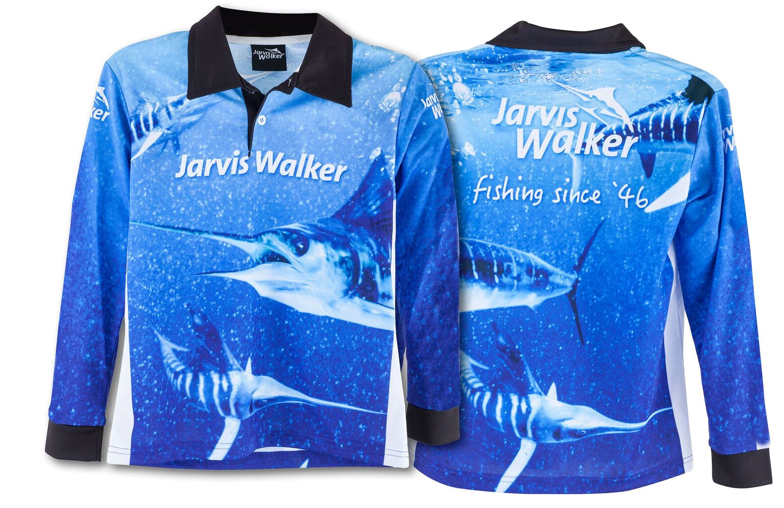 Jarvis Walker Marlin Kids Long Sleeve Tournament Fishing Shirt #12