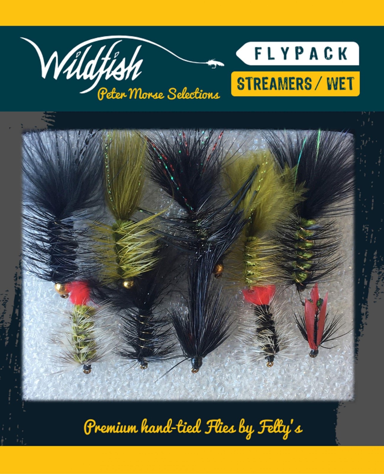 Wildfish Fresh Water Fly Fishing Flies Pack #Streamer Fly Pack