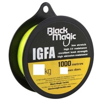 Black Magic 1000m IGFA Hi Viz Yellow Monofilament Line - Choose Kg Test