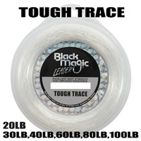 Black Magic Tough Trace Monofilament Fishing Leader - Choose Lb