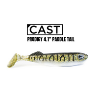 Cast Prodigy 4.1" Paddle Tail Soft Plastic Fishing Lure - Choose Colour