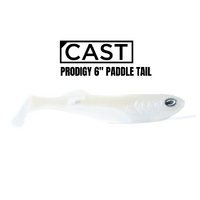 Cast Prodigy 6" Paddle Tail Soft Plastic Fishing Lure - Choose Colour