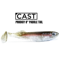 Cast Prodigy 8" Paddle Tail Soft Plastic Fishing Lure - Choose Colour