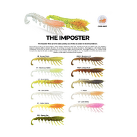 Rapala Crush City Imposter 4.5" Soft Plastic Fishing Lure - Choose Colour