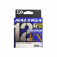 Daiwa 2024 Saltiga Durasensor 12 EX Si3+ Grey Colour 200m Braid Fishing Line - Choose Lb