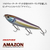 Ever Green Amazon 160mm Floating Pencil Hard Body Fishing Lure - Choose Colour