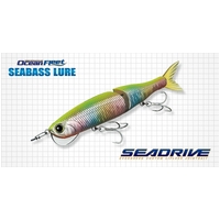 Ever Green Sea Drive Rattlin Bone 140mm Slow Sinking Glidebait Fishing Lure - Choose Colour