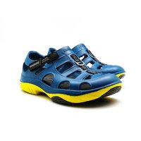 Shimano Evair Fishing Shoes Navy Yellow Colour Boating - Choose Size