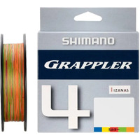 Shimano Grappler 4 PE 200m Multi Colour Braid Fsihing Line - Choose Lb