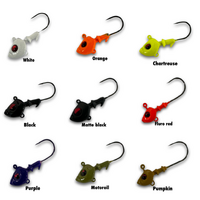 Spin Wright Grubbin 5g Fishing Jig Head Hook - Choose Colour