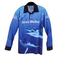 Jarvis Walker Marlin Adult Long Sleeve Tournament Fishing Shirt - Choose Size