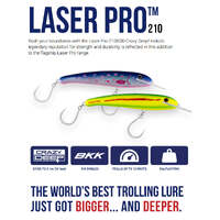 Halco 2024 Laser Pro 210 XDD Crazy Deep Hard Body Fishing Lure - Choose Colour