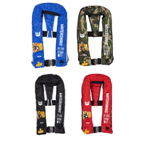 Watersnake Manual Inflatable Life Jacket PFD Level 150 With Window - Choose Colour