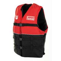 Watersnake Nomad Adult Life Jacket Level 50 Red - Choose Size