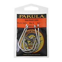 Pakula Dojo Light Gauge Game Fishing Hook 4 Pack - Choose Size