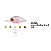 Daiwa 2020 Infeet Rolling Crank MR 32mm Floating Crankbait Fishing Lure - Choose Colour
