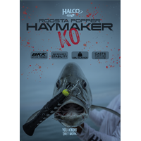 Halco 2024 Roosta Popper 195mm Haymaker KO Topwater Fishing Lure - Choose Colour