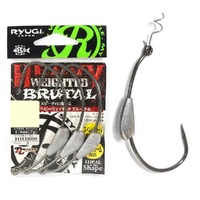 Ryugi Brutal HHB089 Heavy Weighted Fishing Hook - Choose Size