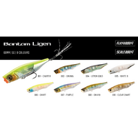 Shimano Bantam Ligen 66F Flash Boost Topwater Popper Fishing Lure - Choose Colour