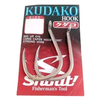 Shout 04-KH Kudako Power Silver Jigging Single Fishing Hook - Choose Size