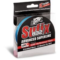 Sufix 832 Advanced Superline x8 Braid 150yd Coastal Camo Fishing Line - Choose Lb