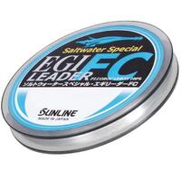 Sunline Egi FC 30m Fluorocarbon Clear Fishing Leader - Choose Lb