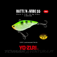 Yo Zuri Rattl'N Vibe 55mm Sinking Hard Body Fishing Lure - Choose Colour