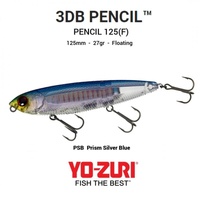 Yo Zuri 3DB Pencil 125mm Topwater Hard Body Fishing Lure - Choose Colour