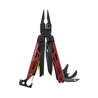 Leatherman Signal Crimson Stainless Steel Multi Tool With Nylon Sheath