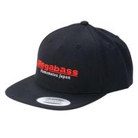 Megabass Classic Snapback Black Red Fishing Cap