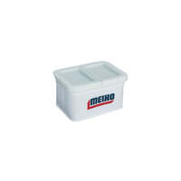 Meiho EVA BM-L White Fishing Bait Storage Tackle Box  (150 x 120 x 80 mm) 