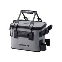 Shimano BK-021W 22L Fishing Tackle Storage Bag With Rod Rest #Grey