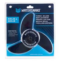 Watersnake 3 Blade Propeller Kit Fit 65lb to 80lb Motors Includes Nut & Pins