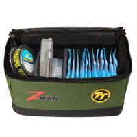 TT Lures Deluxe ZMan Tackle Block Green - Soft Fishing Tackle Bag Box