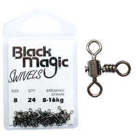 Black Magic Mini 3 Way Fishing Swivel #8